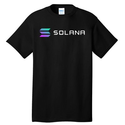 Solana Token, Crypto, DeFi, Crypto Exchange, Solana Crypto Tall T-Shirt