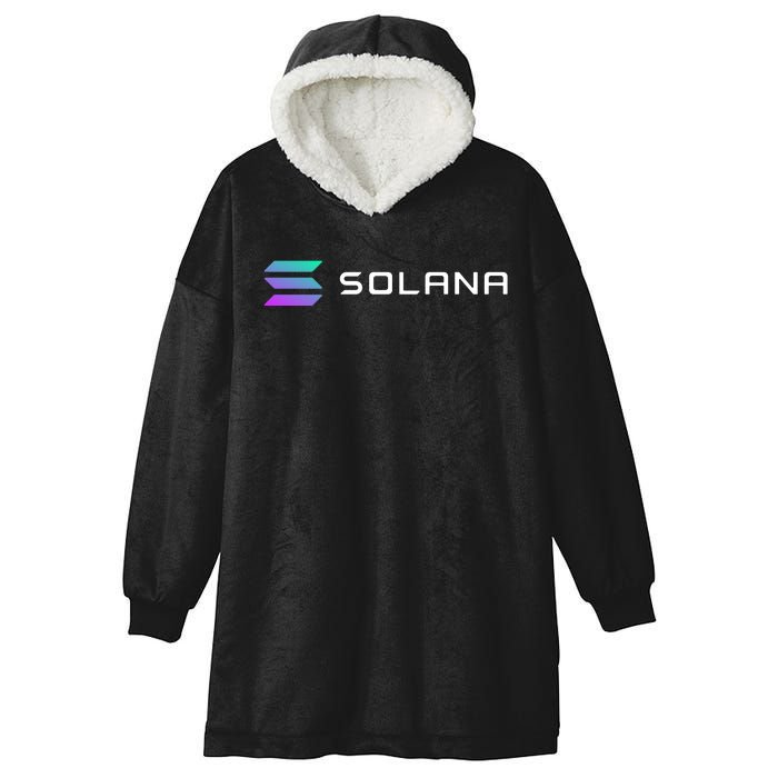 Solana Token, Crypto, DeFi, Crypto Exchange, Solana Crypto Hooded Wearable Blanket