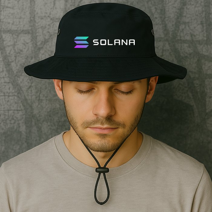 Solana Token, Crypto, DeFi, Crypto Exchange, Solana Crypto Bucket Hat