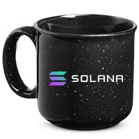Solana Token, Crypto, DeFi, Crypto Exchange, Solana Crypto 15oz Campfire Ceramic Mug