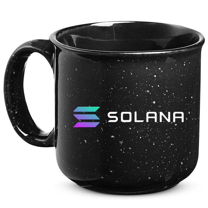 Solana Token, Crypto, DeFi, Crypto Exchange, Solana Crypto 15oz Campfire Ceramic Mug