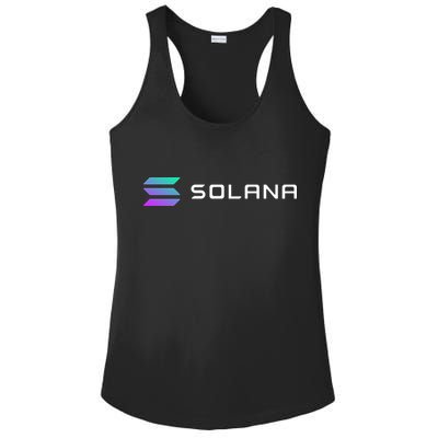 Solana Token, Crypto, DeFi, Crypto Exchange, Solana Crypto Ladies PosiCharge Competitor Racerback Tank