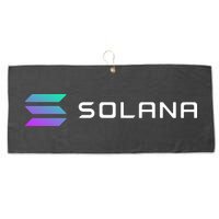 Solana Token, Crypto, DeFi, Crypto Exchange, Solana Crypto Large Microfiber Waffle Golf Towel