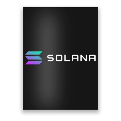 Solana Token, Crypto, DeFi, Crypto Exchange, Solana Crypto Poster