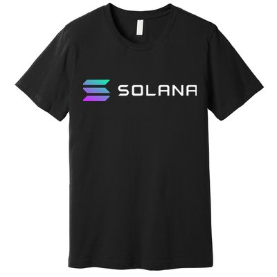 Solana Token, Crypto, DeFi, Crypto Exchange, Solana Crypto Premium T-Shirt