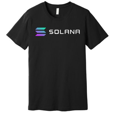 Solana Token, Crypto, DeFi, Crypto Exchange, Solana Crypto Premium T-Shirt