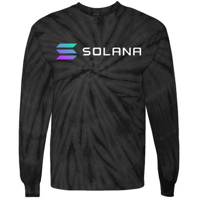 Solana Token, Crypto, DeFi, Crypto Exchange, Solana Crypto Tie-Dye Long Sleeve Shirt