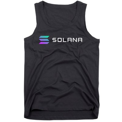 Solana Token, Crypto, DeFi, Crypto Exchange, Solana Crypto Tank Top