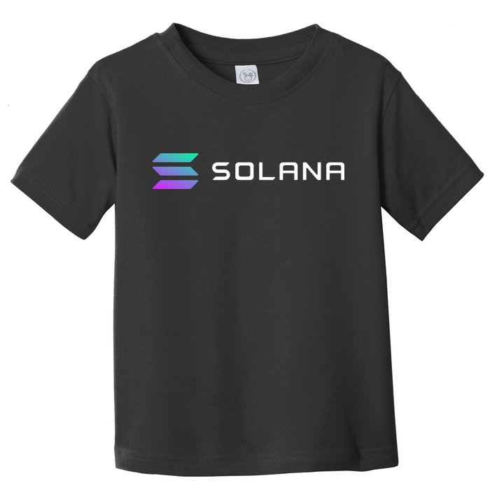 Solana Token, Crypto, DeFi, Crypto Exchange, Solana Crypto Toddler T-Shirt