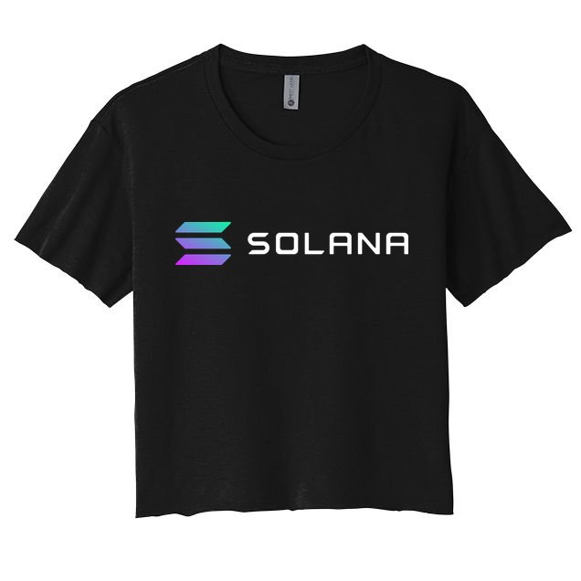 Solana Token, Crypto, DeFi, Crypto Exchange, Solana Crypto Crop Top