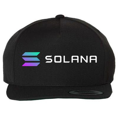 Solana Token, Crypto, DeFi, Crypto Exchange, Solana Crypto Wool Snapback Cap