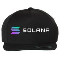 Solana Token, Crypto, DeFi, Crypto Exchange, Solana Crypto Wool Snapback Cap