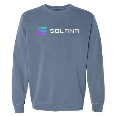 Solana Token, Crypto, DeFi, Crypto Exchange, Solana Crypto Garment-Dyed Sweatshirt