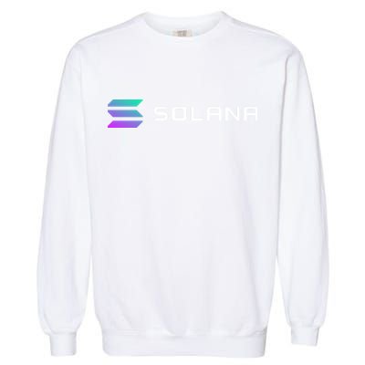 Solana Token, Crypto, DeFi, Crypto Exchange, Solana Crypto Garment-Dyed Sweatshirt
