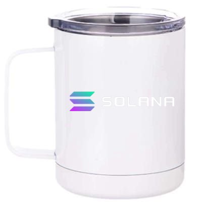 Solana Token, Crypto, DeFi, Crypto Exchange, Solana Crypto 12 oz Stainless Steel Tumbler Cup