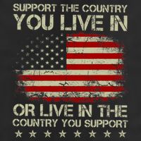 Support The Country You Live In The Country You Support Hat