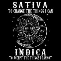 Sativa To Change The Things I Can Indica Cannabis Weed Sustainable Bucket Hat