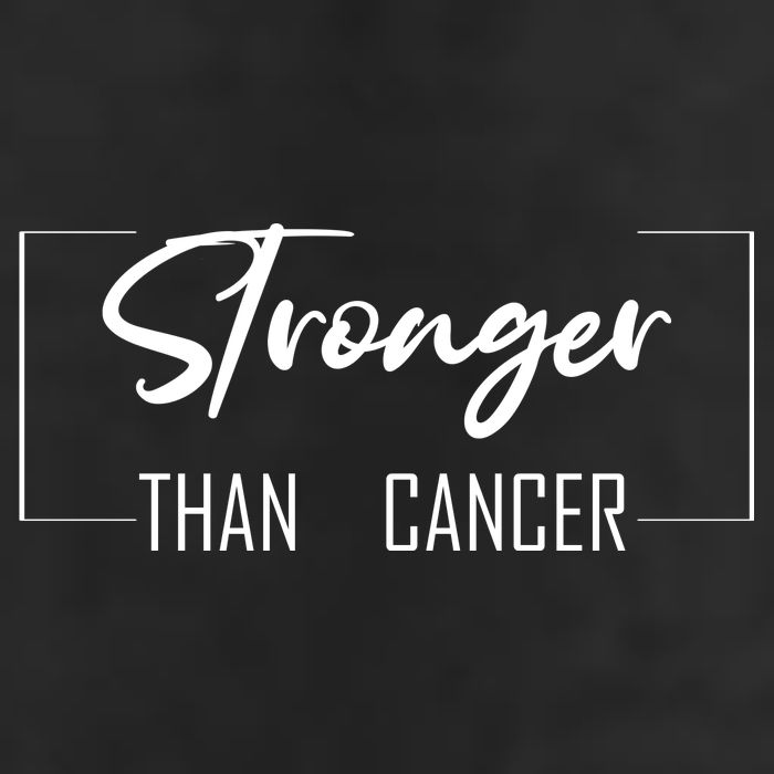 Stronger Than Cancer 7 Panel Mesh Trucker Snapback Hat