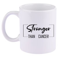 Stronger Than Cancer 11oz C Handle Ceramic Mug