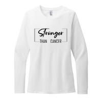 Stronger Than Cancer Womens CVC Long Sleeve Shirt