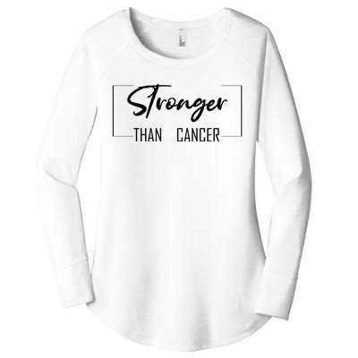 Stronger Than Cancer Women's Perfect Tri Tunic Long Sleeve Shirt