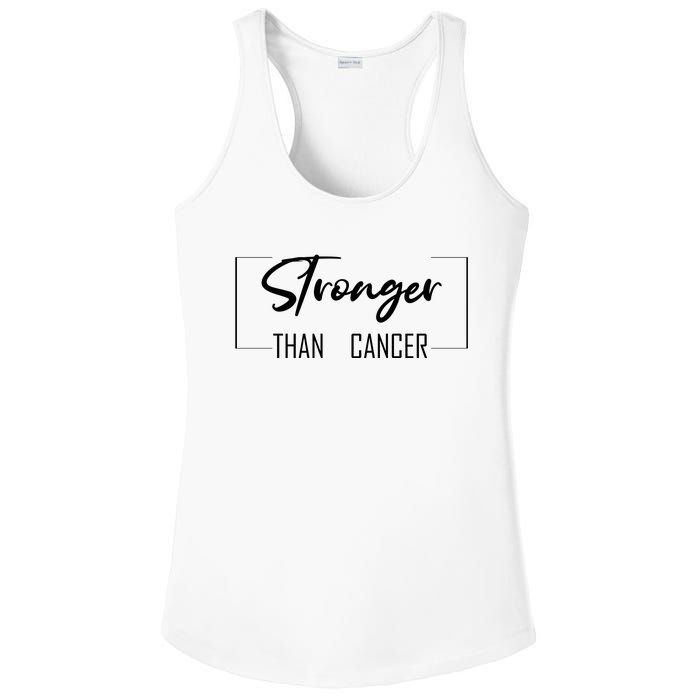 Stronger Than Cancer Ladies PosiCharge Competitor Racerback Tank