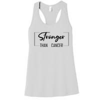 Stronger Than Cancer Women's Racerback Tank