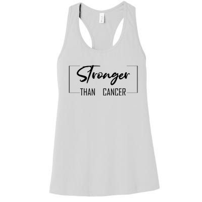 Stronger Than Cancer Women's Racerback Tank