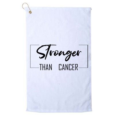 Stronger Than Cancer Golf Towel