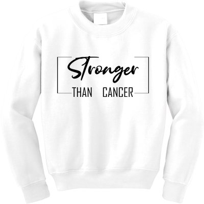 Stronger Than Cancer Kids Sweatshirt