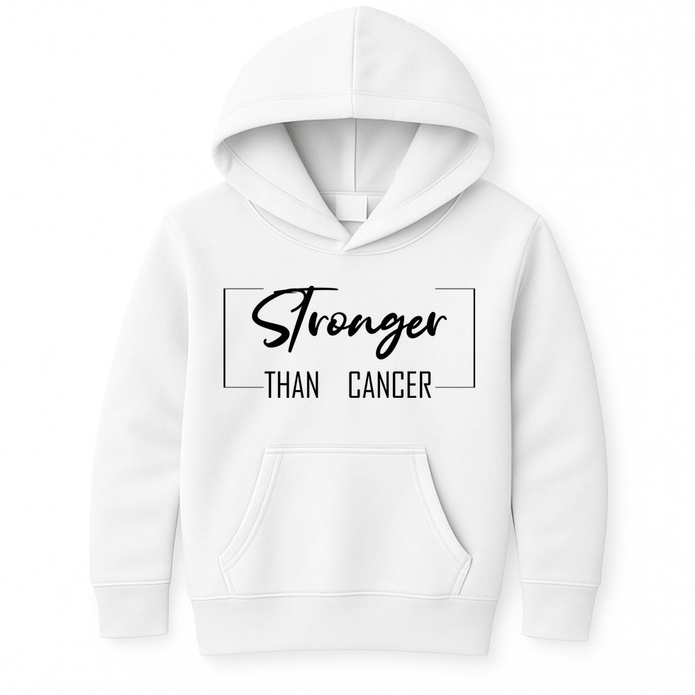 Stronger Than Cancer Kids Hoodie