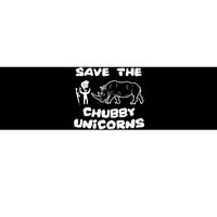 Save the Chubby Unicorns Proud to defend Rhino Bumper Sticker