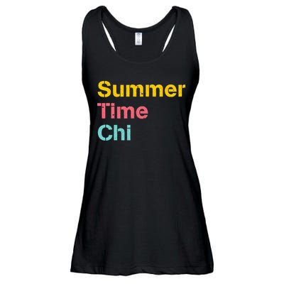 Summer Time Chi  Ladies Essential Flowy Tank