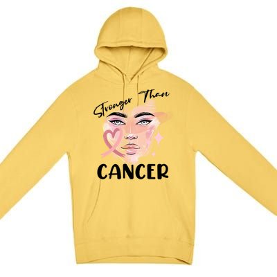 Stronger Than Cancer Girl Premium Pullover Hoodie