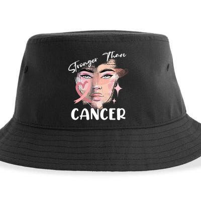 Stronger Than Cancer Girl Sustainable Bucket Hat
