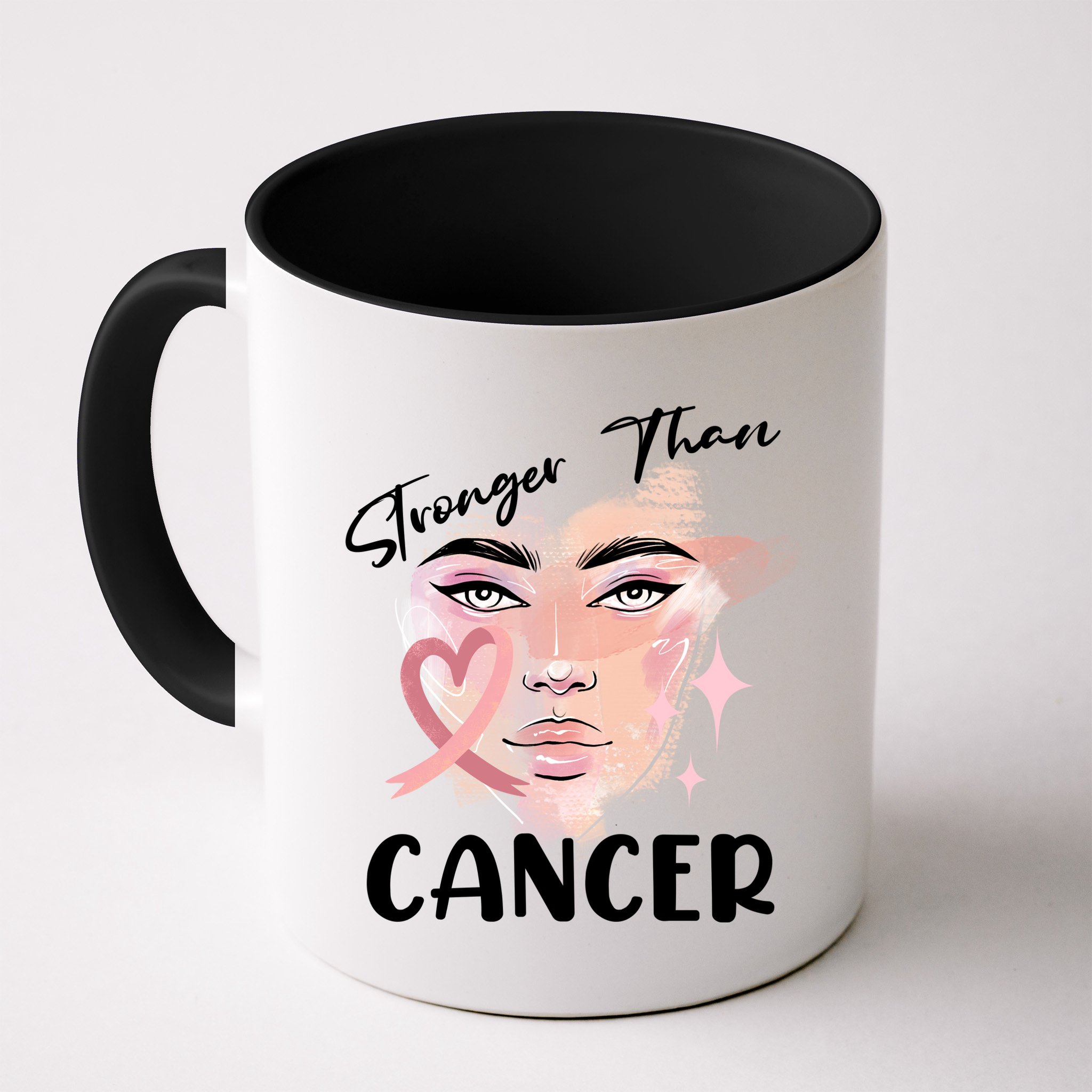 Stronger Than Cancer Girl Mug