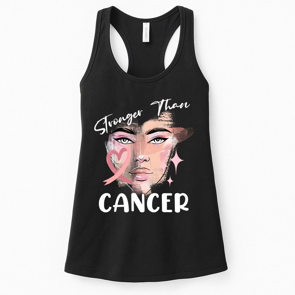 Stronger Than Cancer Girl Womens Tank Top
