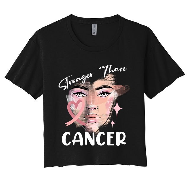 Stronger Than Cancer Girl Crop Top