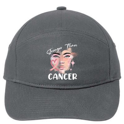 Stronger Than Cancer Girl 7-Panel Snapback Hat