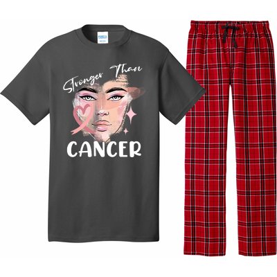 Stronger Than Cancer Girl Pajama Set