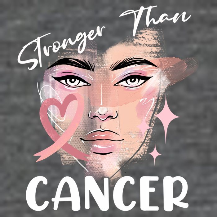 Stronger Than Cancer Girl Flatbill Hat