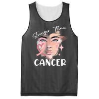 Stronger Than Cancer Girl Mesh Reversible Basketball Jersey Tank