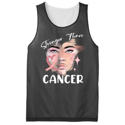 Stronger Than Cancer Girl Mesh Reversible Basketball Jersey Tank