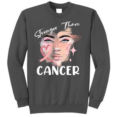 Stronger Than Cancer Girl Tall Sweatshirt