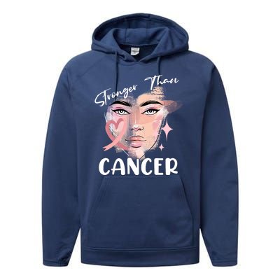 Stronger Than Cancer Girl Performance Fleece Hoodie