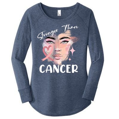 Stronger Than Cancer Girl Women's Perfect Tri Tunic Long Sleeve Shirt