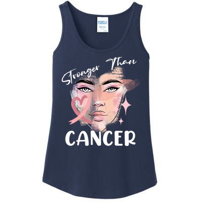 Stronger Than Cancer Girl Ladies Essential Tank