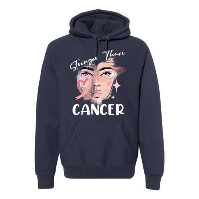 Stronger Than Cancer Girl Premium Hoodie