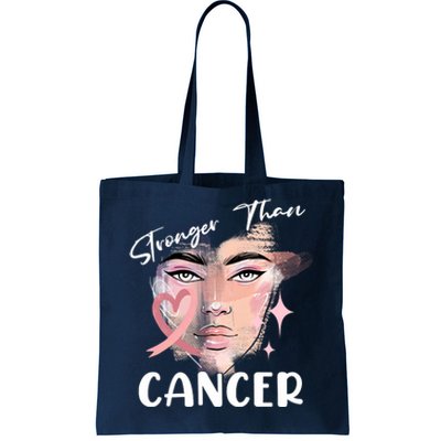 Stronger Than Cancer Girl Tote Bag