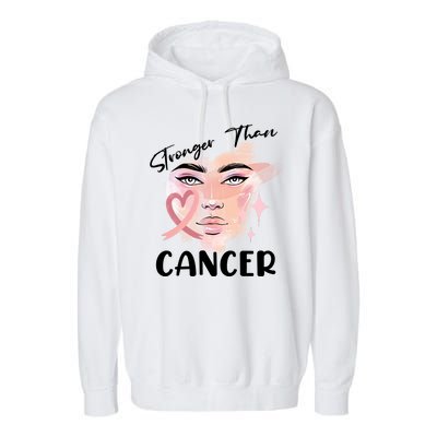 Stronger Than Cancer Girl Garment-Dyed Fleece Hoodie